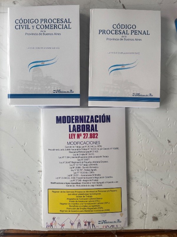 Producto - Pack Procesales Provincia penal y civil y comercial + Modernización laboral - 1