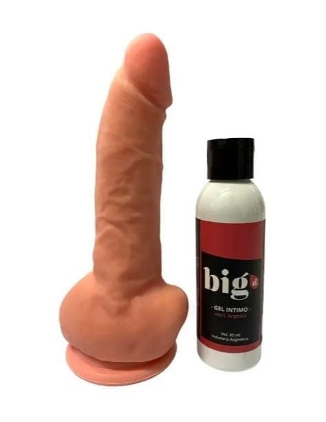 Producto - Clit realistico 16 x 4 cm realistico + gel lubricante 80ml