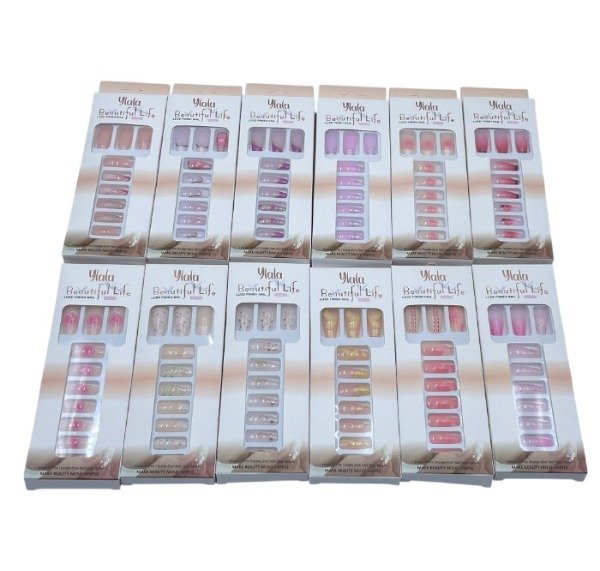 Producto - UÑAS DECORADAS X 12 PACK DE 12 PCS EN CARD 1936-2