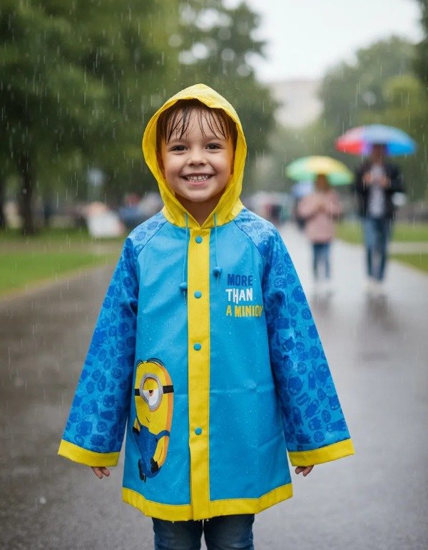 Producto - Piloto lluvia  niños Minnions  Wabro