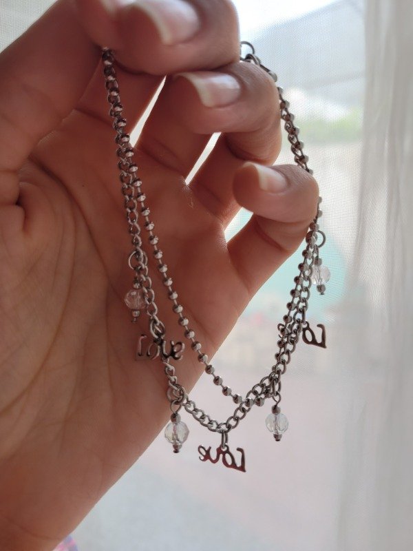 Producto - Tobillera doble Love AQ