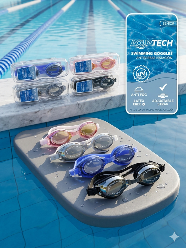 Producto - Lentes de natacion Antiparras Adulto - AQUATECH
