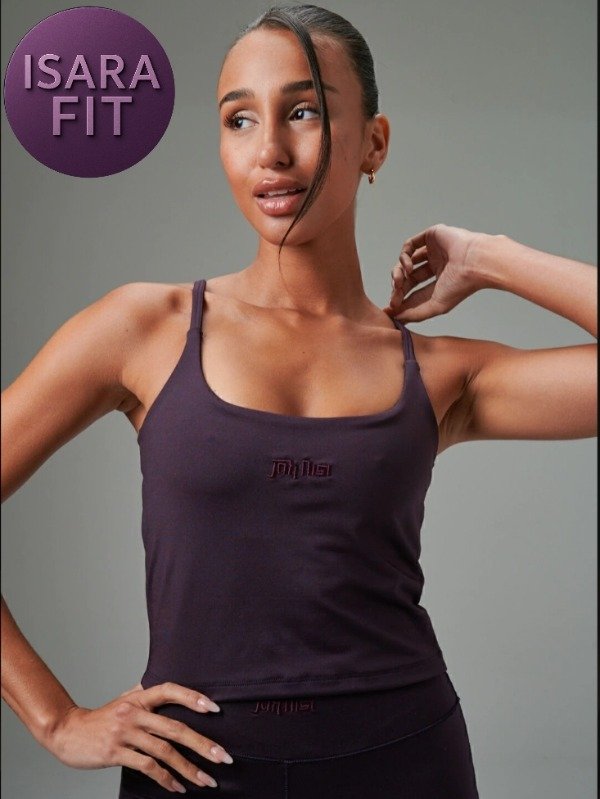 Producto - Musculosa Cropped Merlot - 3