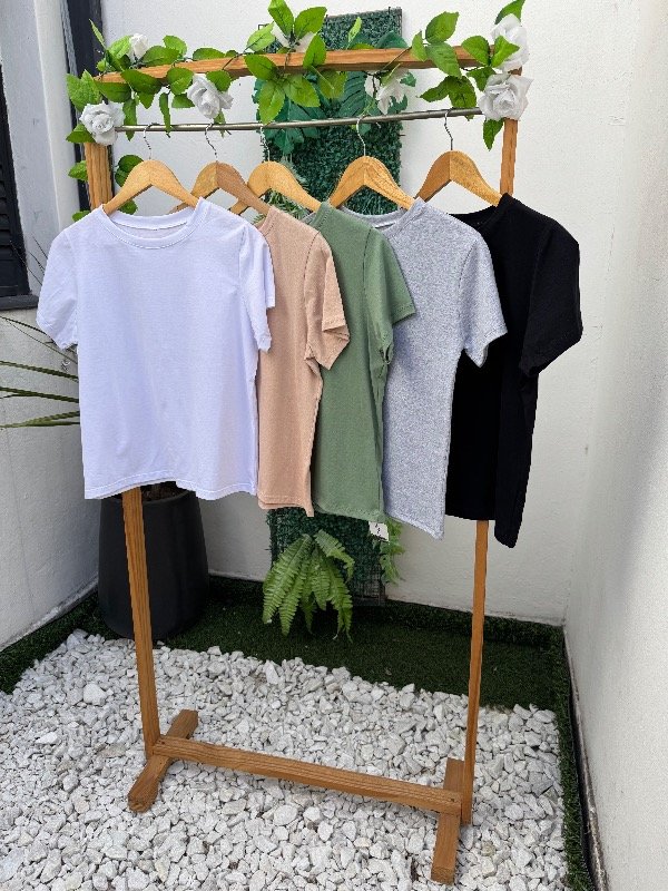 Producto - Remera algodón cuello redondo