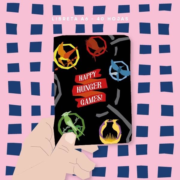 Producto - Libreta A6 - The Hunger Games