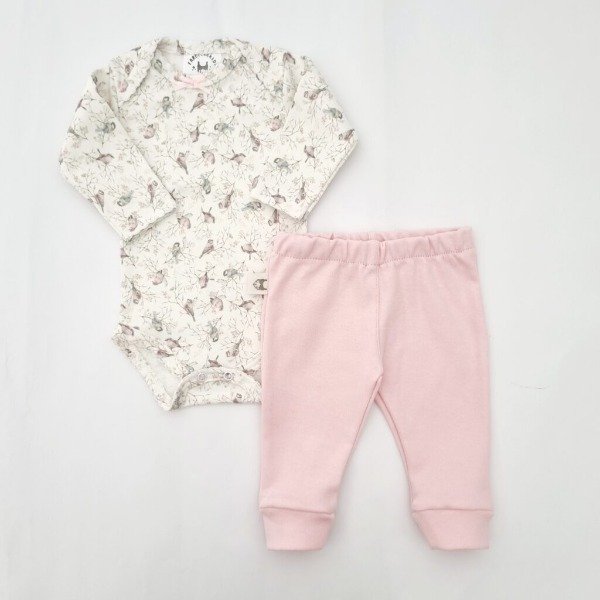 Producto - Conjunto pájaros rosa