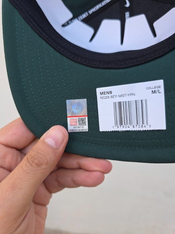 Michigan state spartans nike rise adjustable green — imagen 8