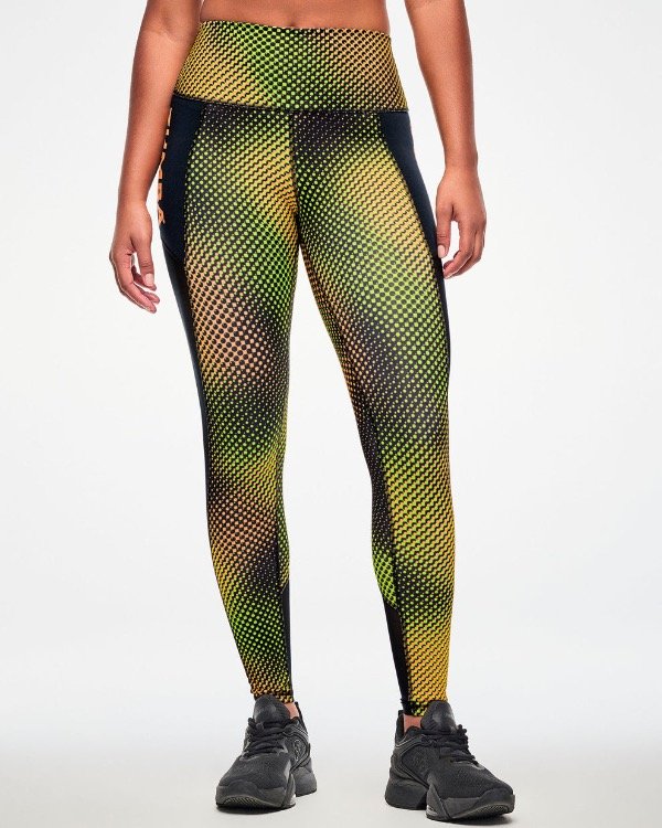 Producto - Electric Feel High Waisted Ankle Leggings With Inserts - 2