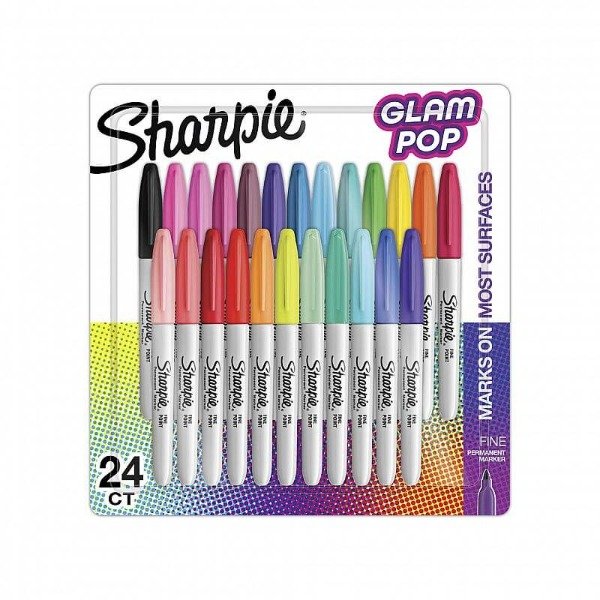 Producto - MARCADOR SHARPIE GLAM POP BLISTER X 24 COLORES