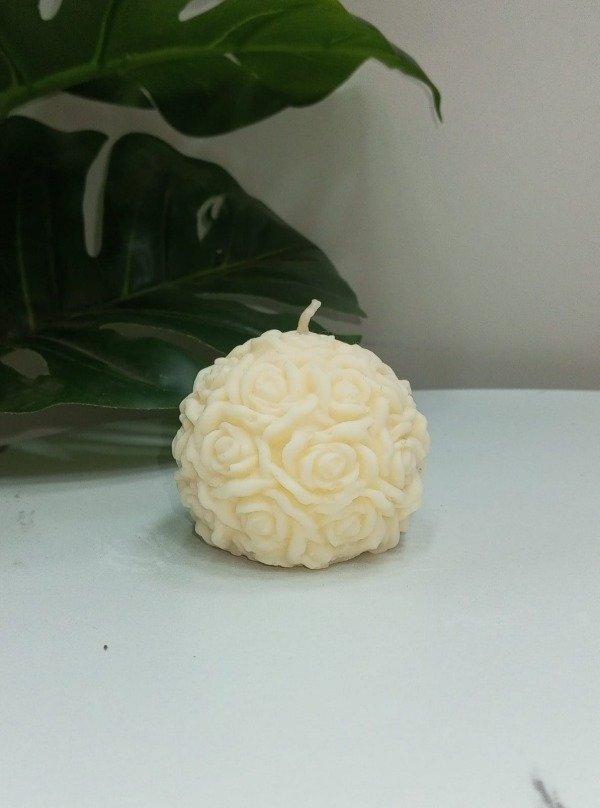 Producto - Vela bolón flores