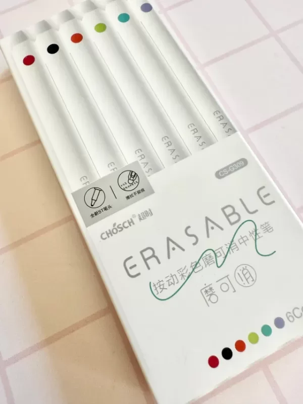 Producto - LAPICERAS DE COLORES BORRABLES X 6