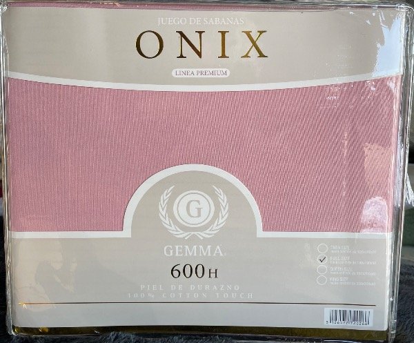 Producto - Sabanas Gemma Ónix 2 y 1/2 - 0