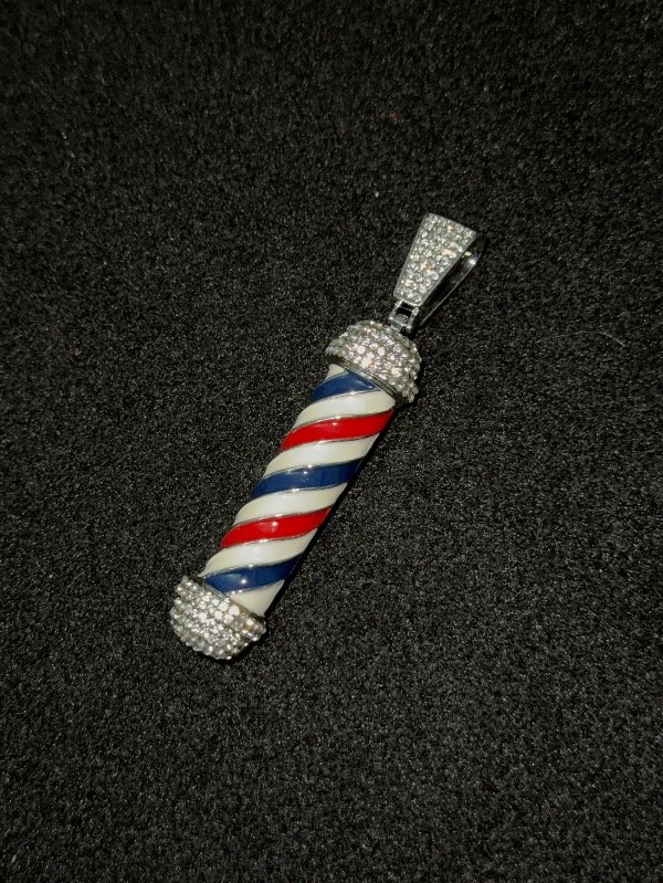 Producto - DIJE BARBER PLATA