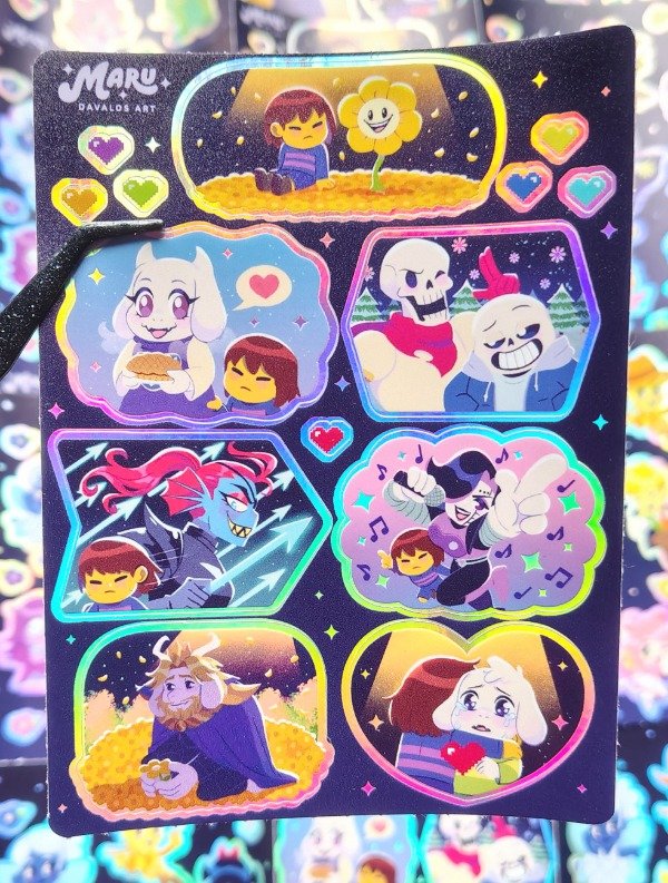 Producto - Undertale- plancha de Vinilo