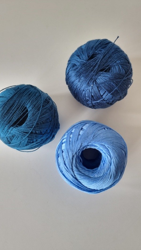 Producto - Hilo de ENCAJE x 290 Metros (de 1 mm)/ azules