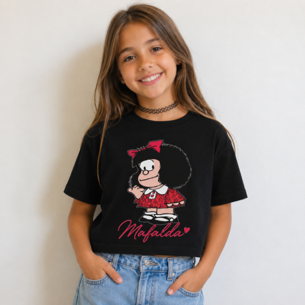 Producto - REMERA PUPERA - ESTAMPADA (NEGRA) - 0