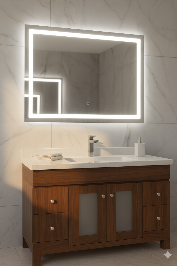 Producto - Espejo Rectangular Retroiluminado 90x100