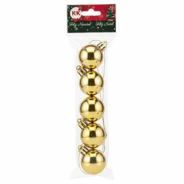 Producto - BOLAS P/ARBOL DE NAVIDAD X5PC 3CM