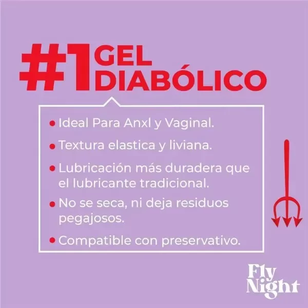 Producto - FLY NIGHT GEL DIABOLICO FISTING ANAL O VAGINAL 200 ML FN-C3071 - 1