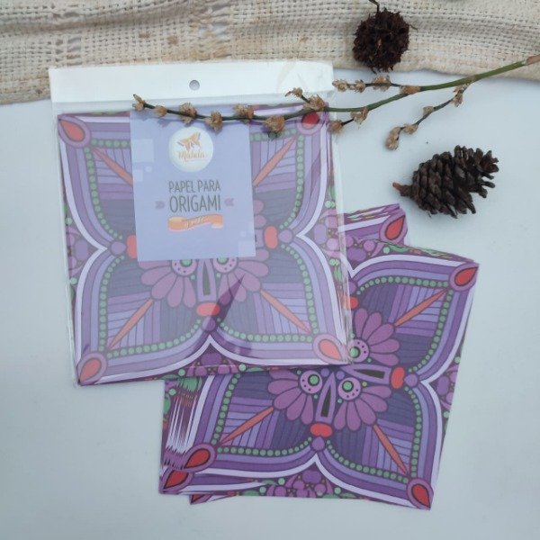 Producto - Mándala Purpura 15x15 simple faz