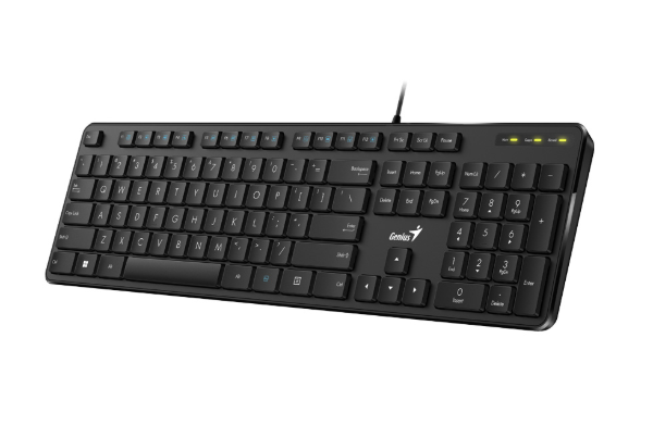 Producto - Teclado español -compacto -usb -teclas tipo chocolate-black-Genius SlimStar M200