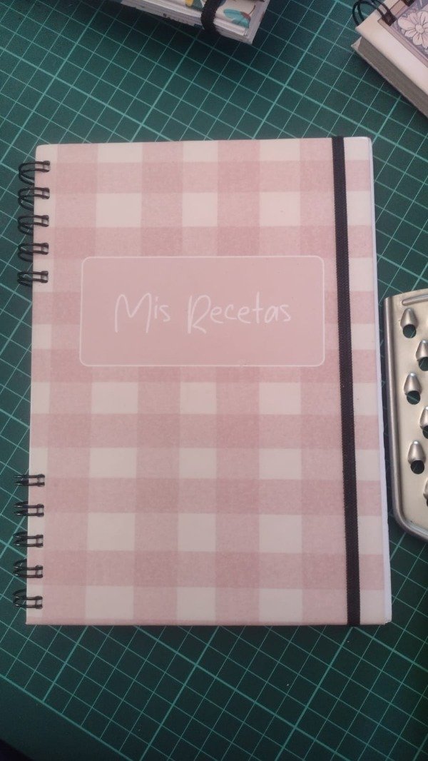 Producto - Cuaderno Mis Recetas A5