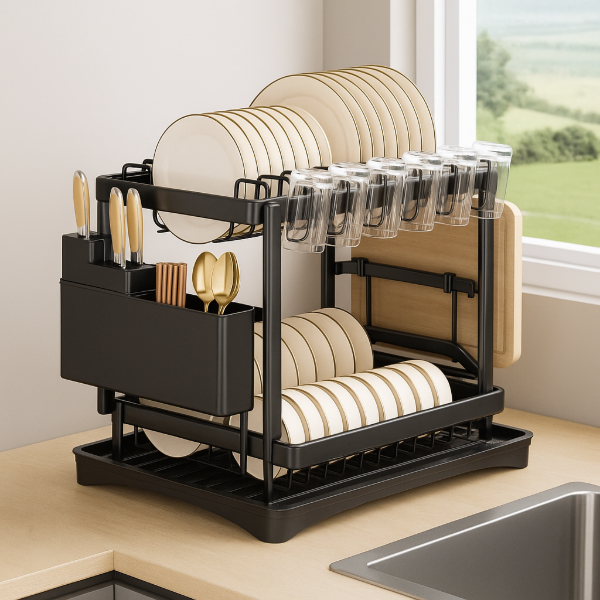 Producto - Escurridor Platos Metálico Doble