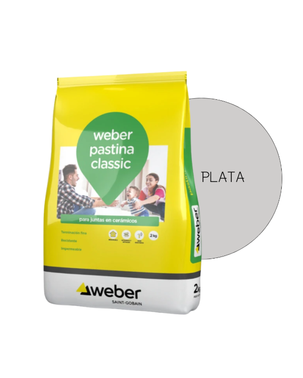 Producto - Pastina Weber - Gris plata