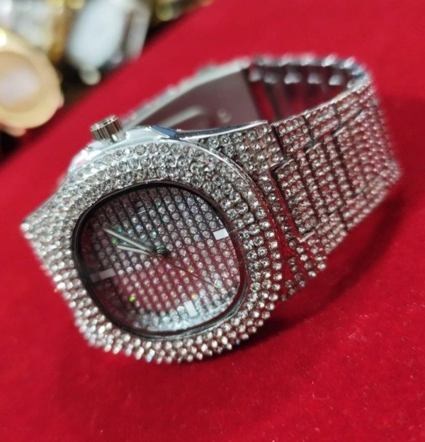 Producto - Reloj Cubano Plateado