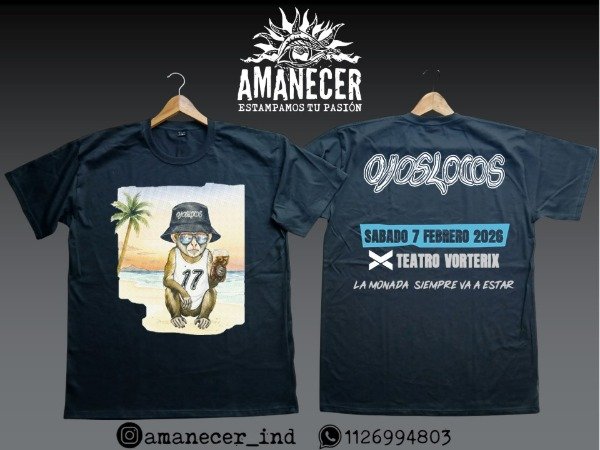 Producto - Remera Ojos Locos Mar del Plata