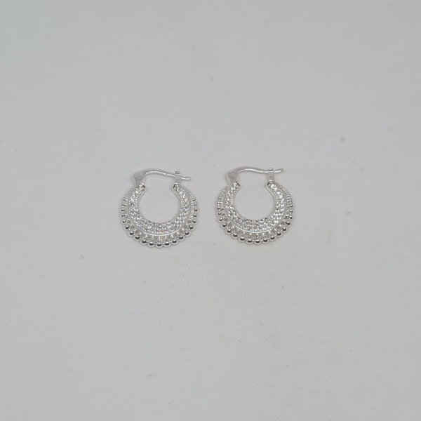 Producto - Argolla cubic y bolita 10mm