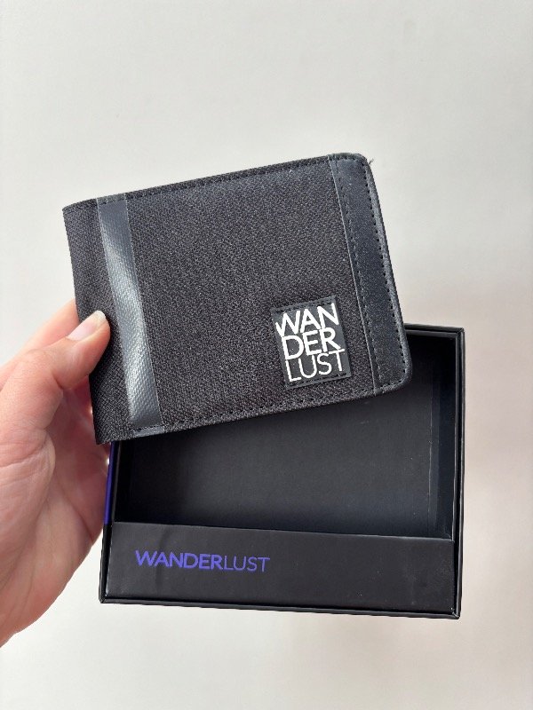 Producto - Billetera hombre Wanderlust con blanco