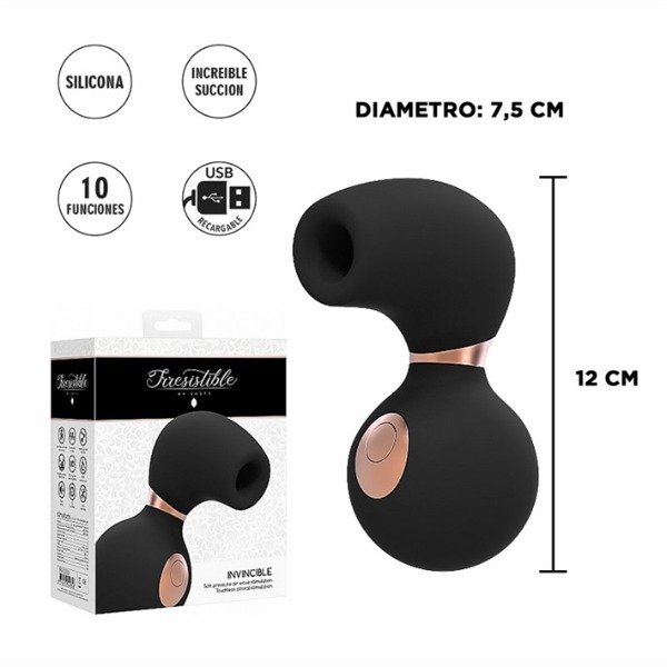 Producto - Vibrador y Succionador potente con 10 modos de vibracion y 2 motores