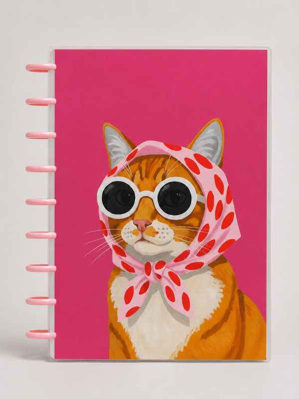 Producto - Michi cool - cuaderno a4 - 0