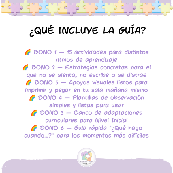 Producto - GUÍA PRÁCTICA PARA NIVEL INICIAL + 6 BONOS - 1
