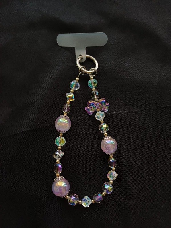 Producto - Strap chunky violeta moño