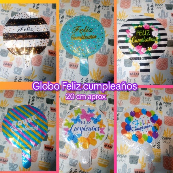 Producto - Globo redondo Feliz cumpleaños