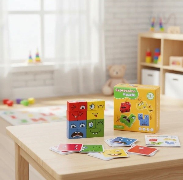 Producto - Juego de Mesa: Caritas y Expresiones (cubos y cartas) - 4
