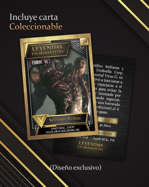 Producto - William Birkin - Resident Evil - Leyenda XL Nro 156 - 4