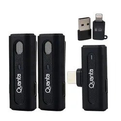 Producto - Microfones Quanta Qtmdm20 USB C Para Smartphone Negro