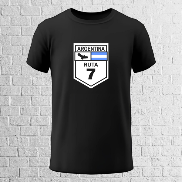 Producto - Remera Cartel Ruta 7 Argentina