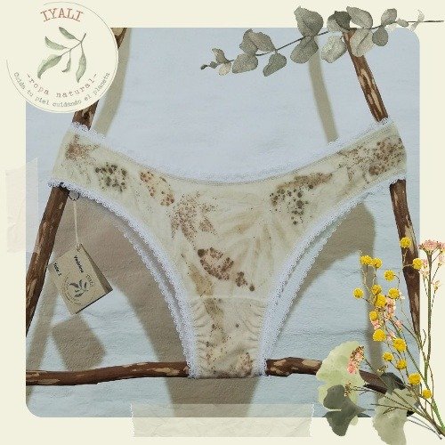 Producto - Vedetina clásica, talle 2, estampada con Eucalipto, Arce y más