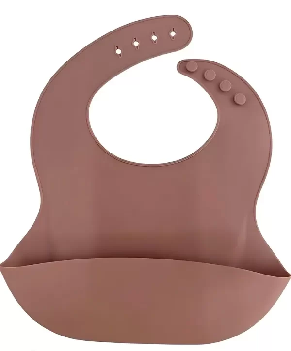 Producto - Babero de silicona - rosa!