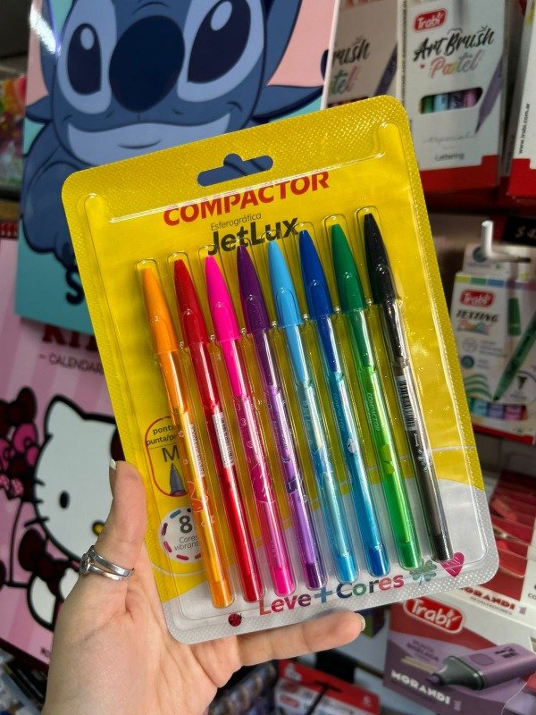 Producto - Birome JetLux Cristal Colores x8