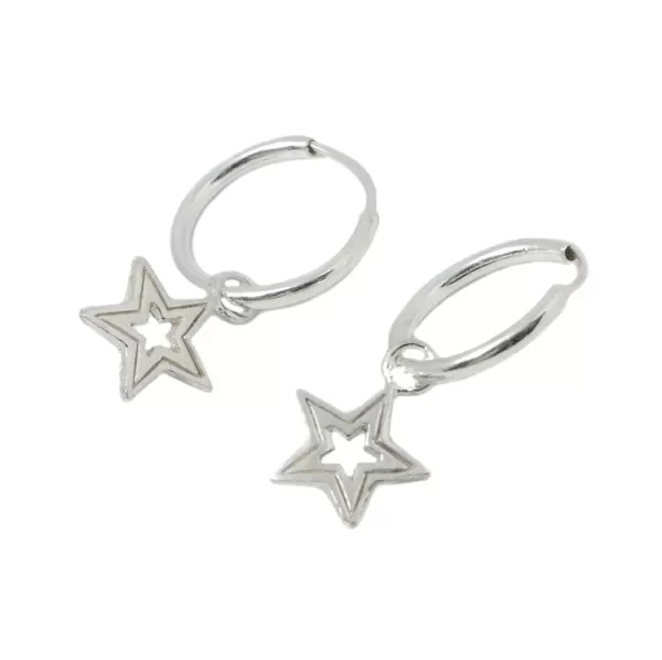 Producto - Aro Cubano con Dije Estrella Calada