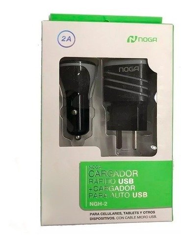 Producto - Cargador Rapido Noga NGH-2 Mas Cargador Para Auto