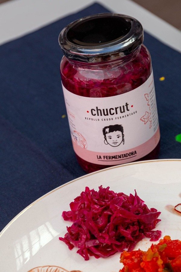 Producto - Chucrut morado. Tamaño grande