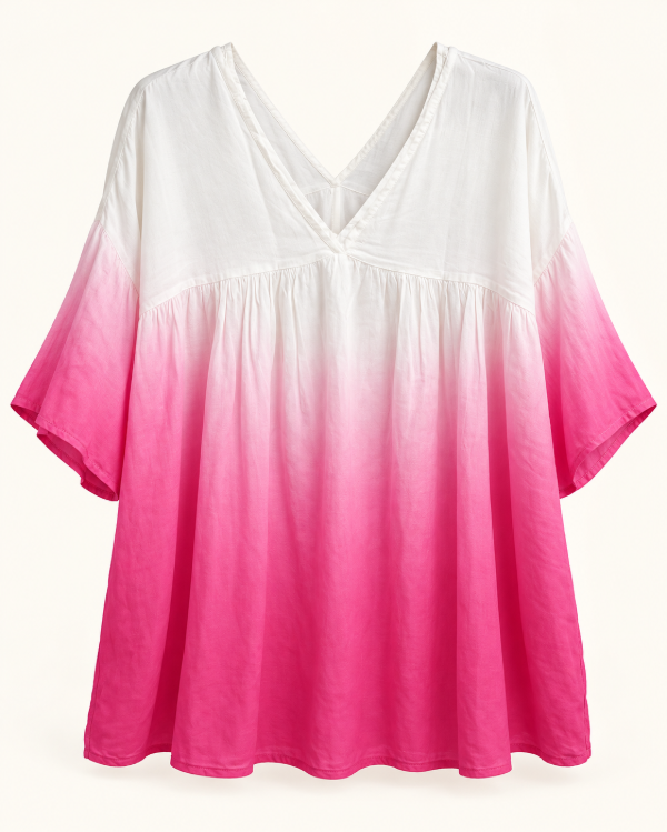 Producto - Blusa Camisola Escote en V Degrade/ Batik - 5