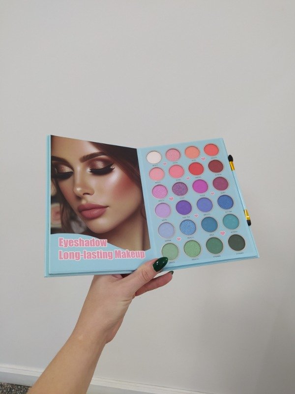 Producto - Paleta de sombras librito con rubor, iluminador y contorno - 1