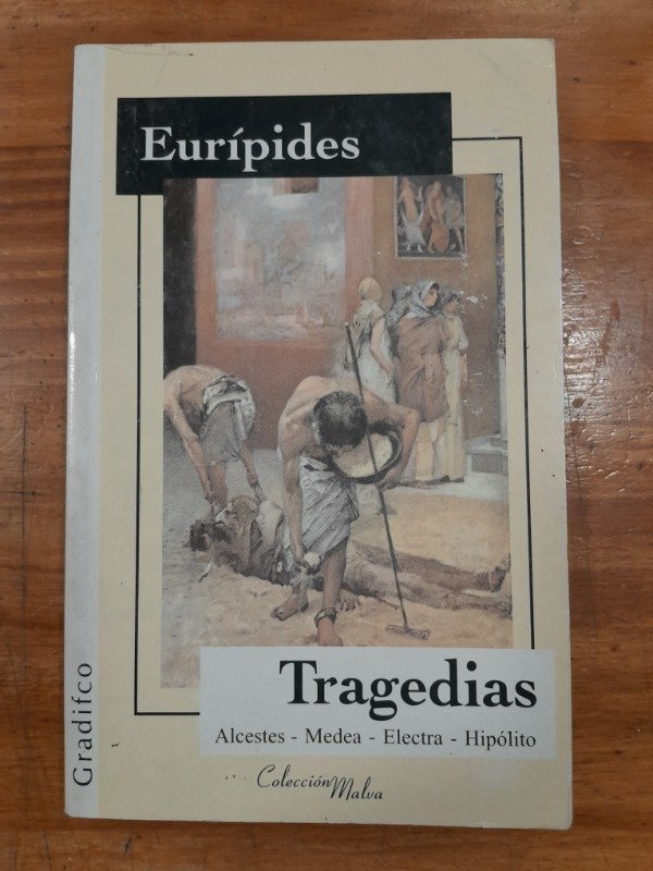 Producto - Tragedias, Alcestes Medea, Electra, Hipolito - Euripides